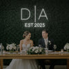 Wedding Initials Custom Neon Sign V3