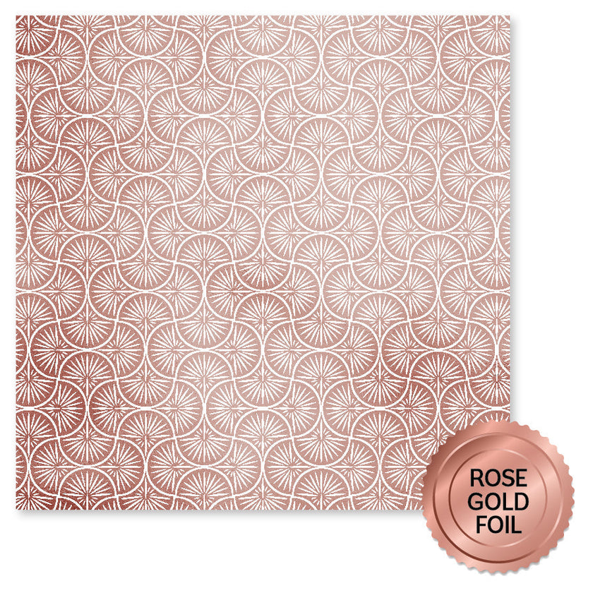 Wedding Joy Foil Rose Gold 6x6 Paper Collection 34581
