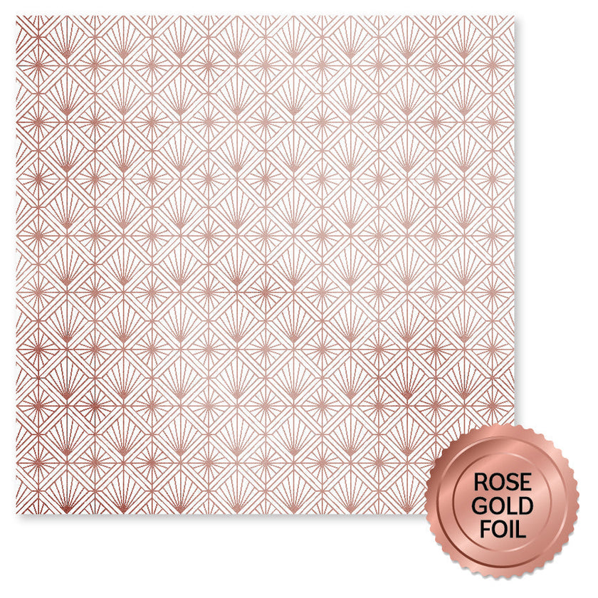 Wedding Joy Foil Rose Gold 6x6 Paper Collection 34581