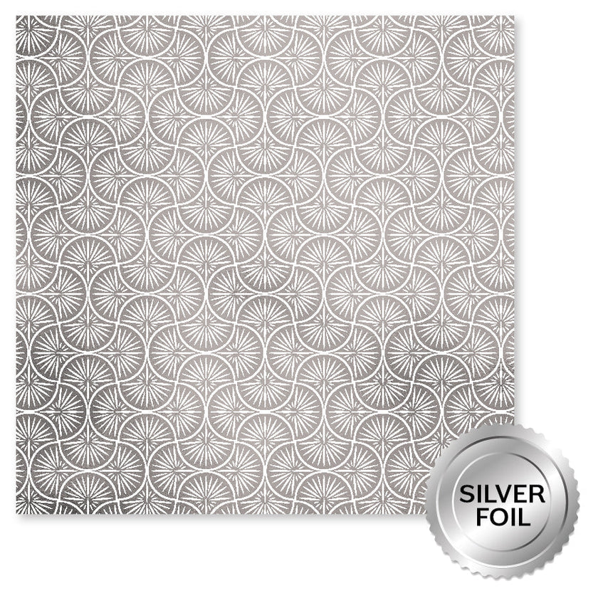 Wedding Joy Foil Silver 12x12 Paper Collection 34533