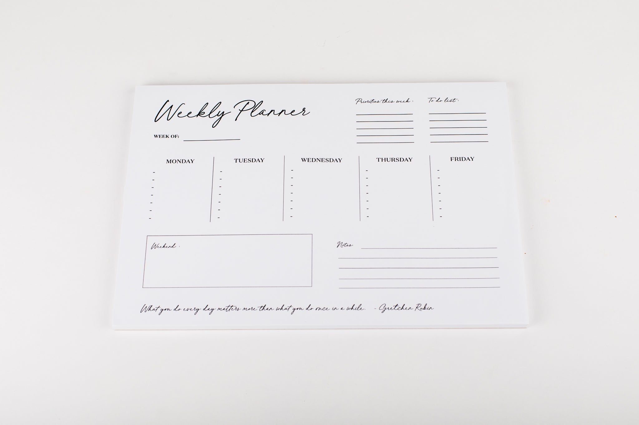 Weekly Planner