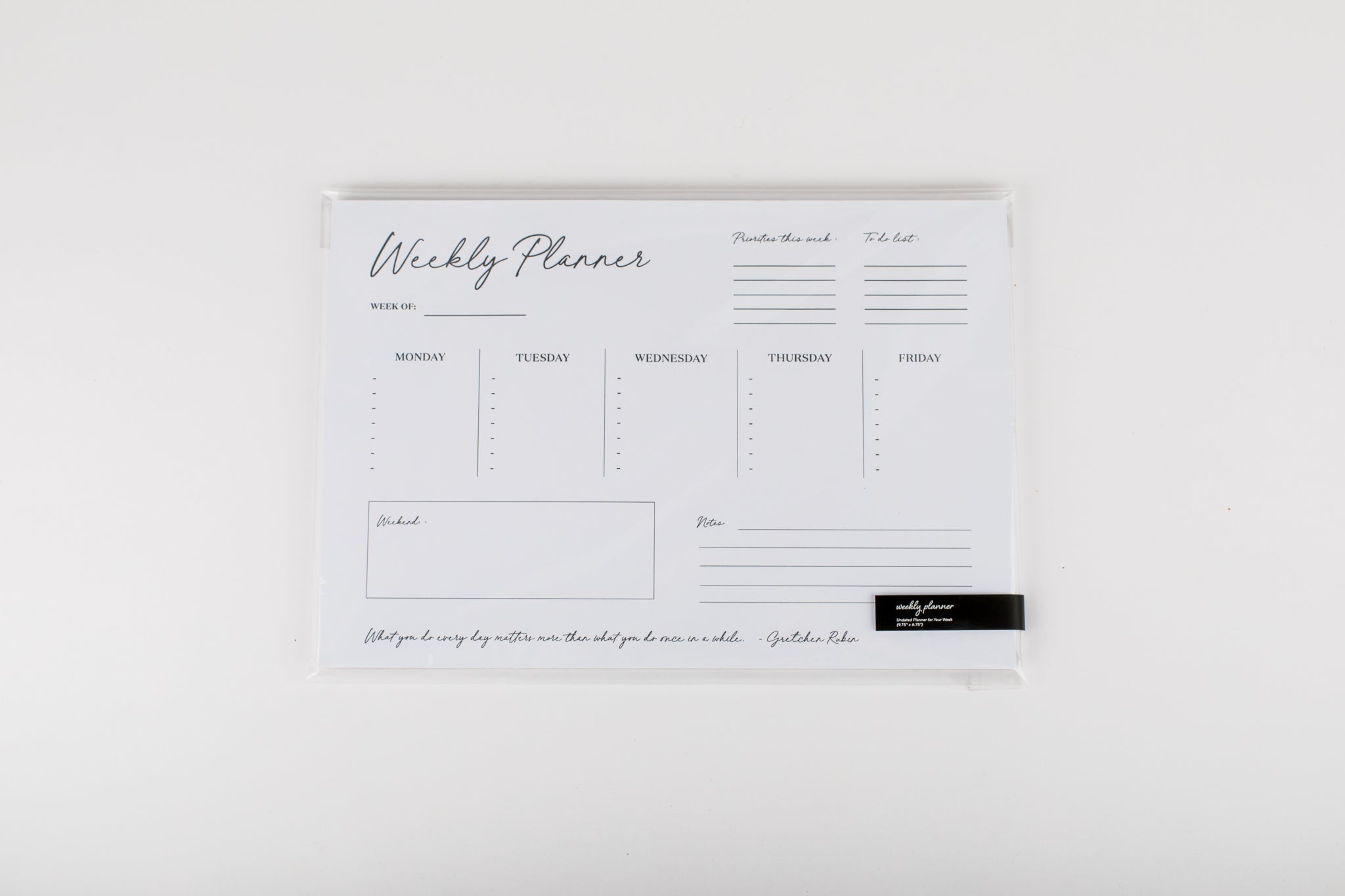 Weekly Planner