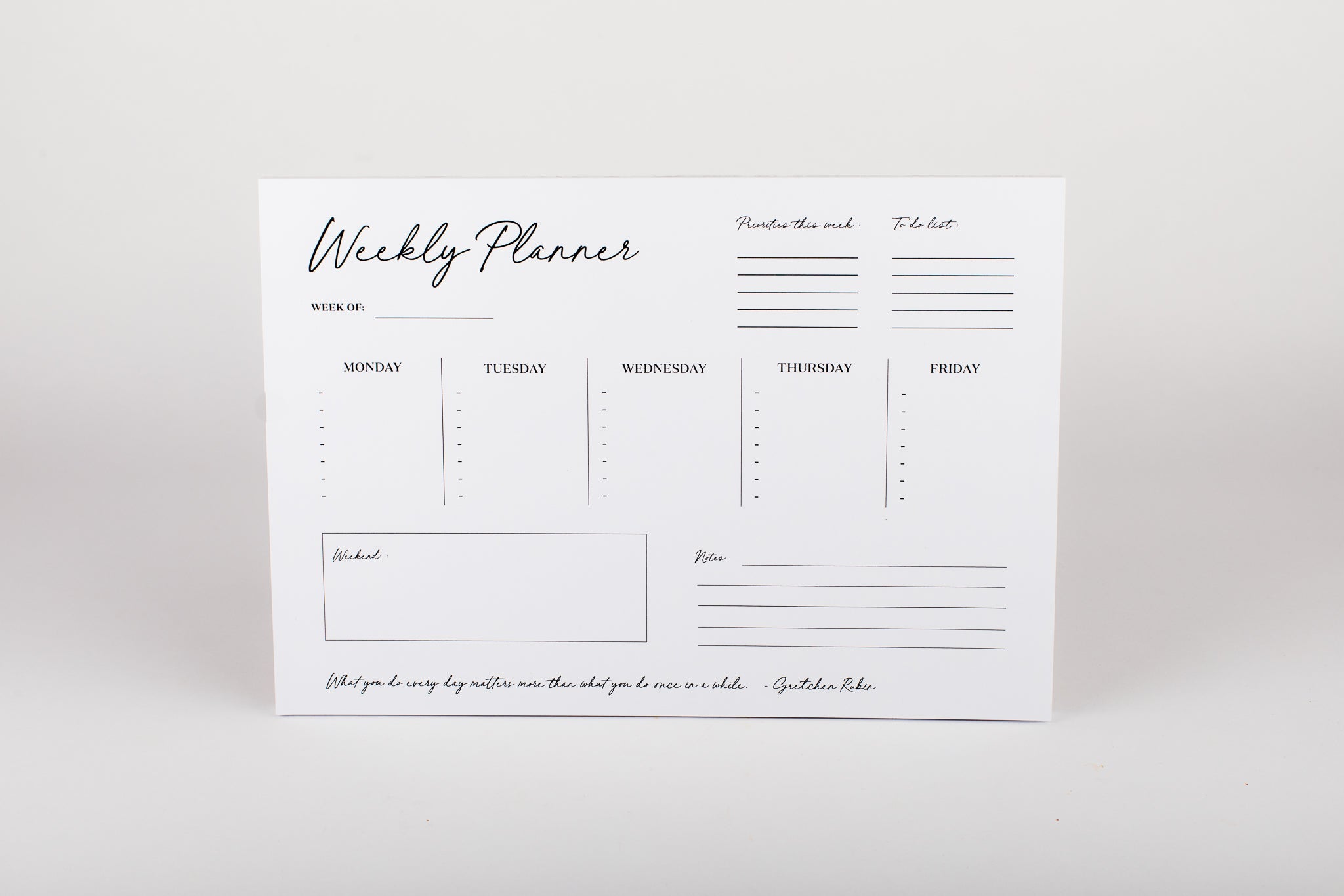 Weekly Planner