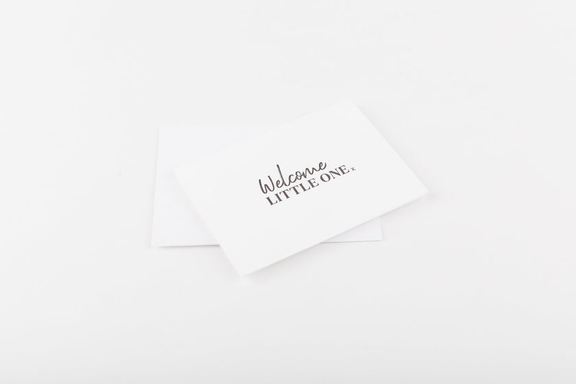 Welcome Little One - Mini Greeting Card