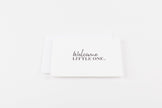 Welcome Little One - Mini Greeting Card