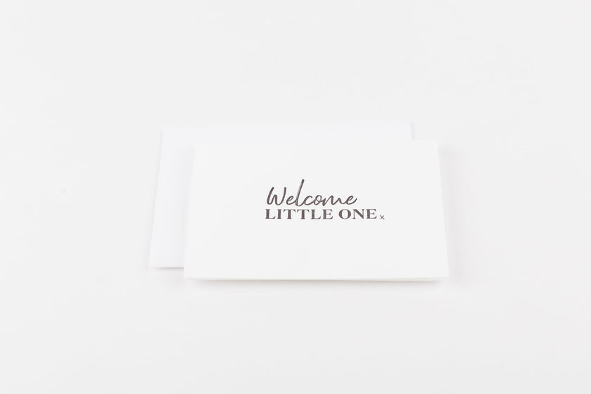 Welcome Little One - Mini Greeting Card