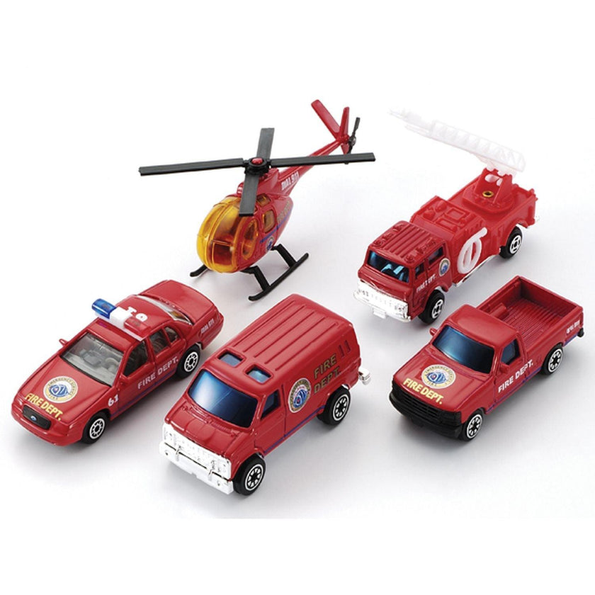 Welly - Fire - 5PcCity Team Gift Set