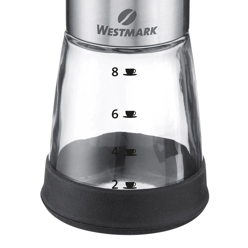 Westmark - Coffee Mill Manual SS/Glass w/ceramic grinder