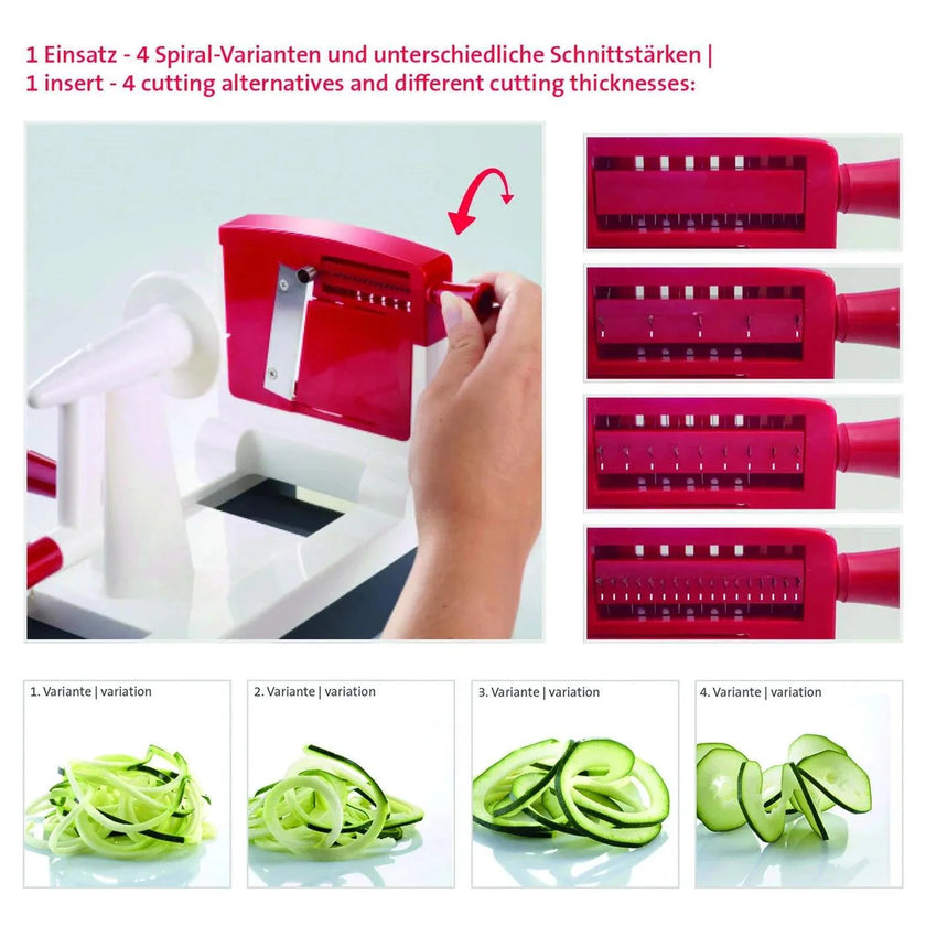 Westmark - Vegetable Slicer 5-Blades, Slip Proof Rubber Feet