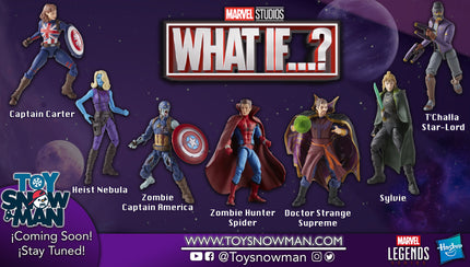 Marvel Legends  WHAT IF…? wave set of 7 figures  (BAF Uatu The Watcher )