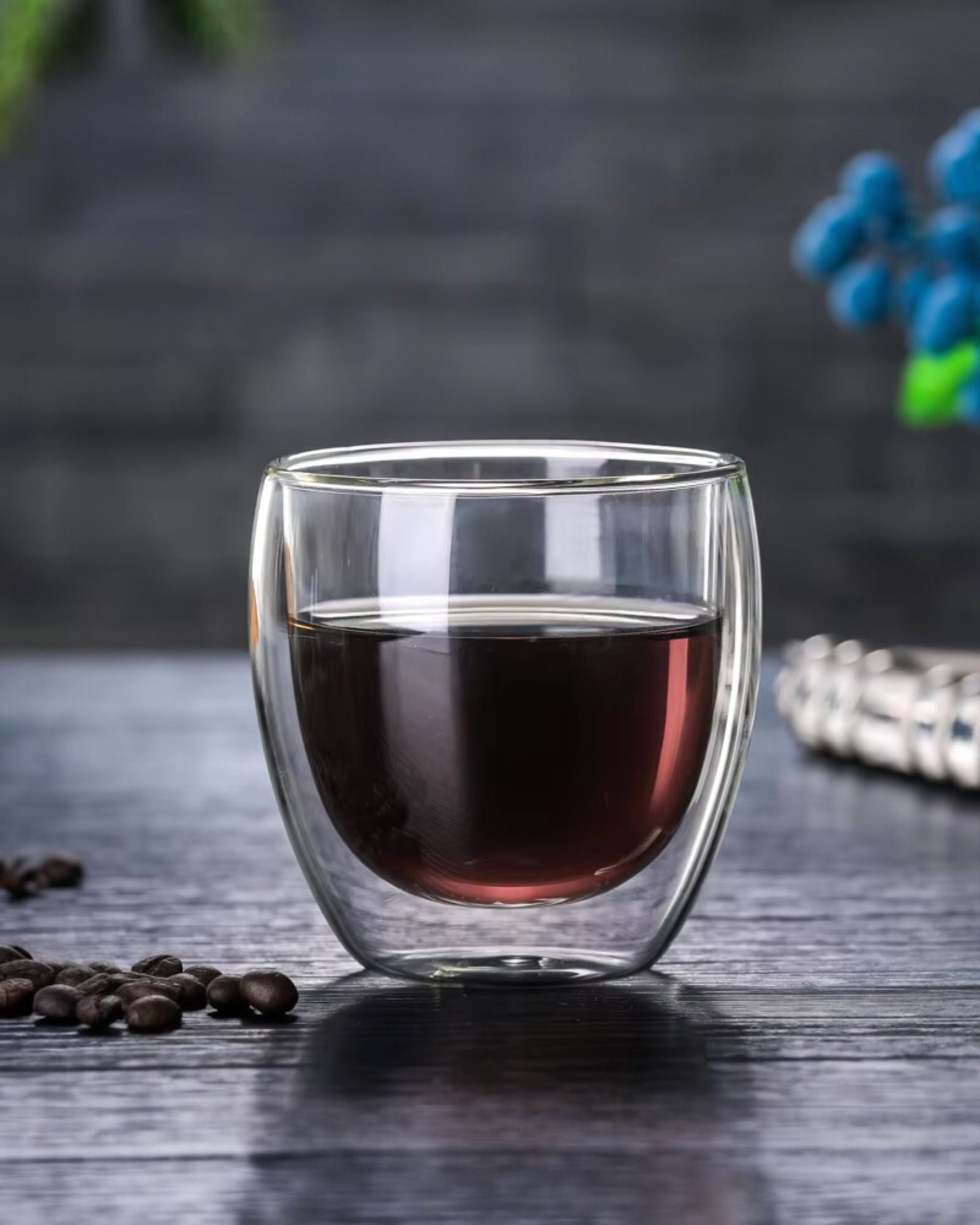 Double Walled Borosilicate Cup 8.35 oz - IKIDO - 1Piece