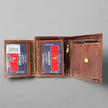 Men’s Bifold Flipout Cow Leather Wallet