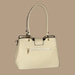 Temptation Italy Faux Leather 2-Handle Bag with Dragonfly and Flowers