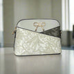 Temptation Italy Faux Leather Small Crossbody Bag with Floral Design