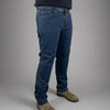 Men’s Classic Armored Motorcycle Jeans. CE-Certified Knee & Hip Protection. Timeless Denim Riding Pants