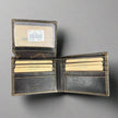 Greenwood Men's Leather Bifold Wallet. Premium RFID Protection Wallet with Flip Compartment
