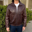 BOL Men's Ting Bomber Lambskin Leather Jacket