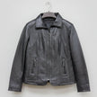 Women's Classic Sheepskin Leather Jacket with Removable Insulation