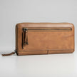 MET Women's Leather Wallet Zip Around