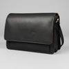 Derek Alexander Half Flap Organizer Leather Messenger Crossbody Bag