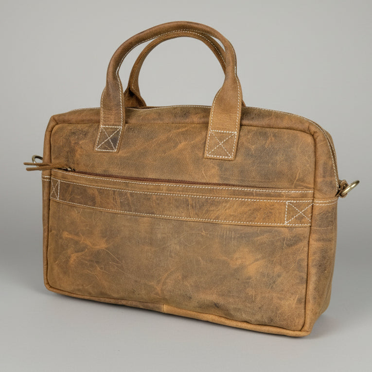 Buffalo Leather Laptop Bag 17
