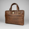 Slim Leather Laptop Briefcase