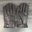 Men’s Sheep Leather Winter Gloves with Thick Fleece