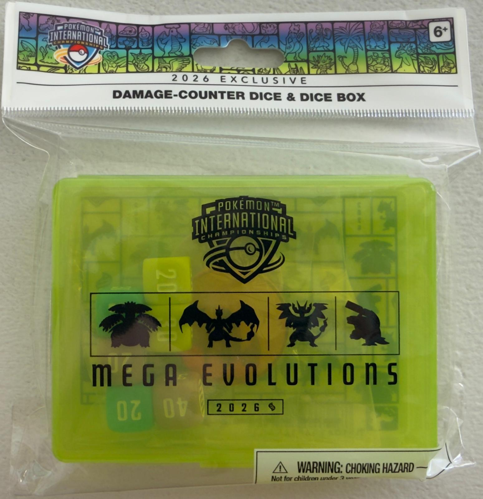 Pokémon - International Championship (ICs) 2026 Exclusive - Mega Evolution Dice Box