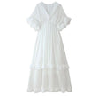 Flowy Maxi Dress with Ruffles Details