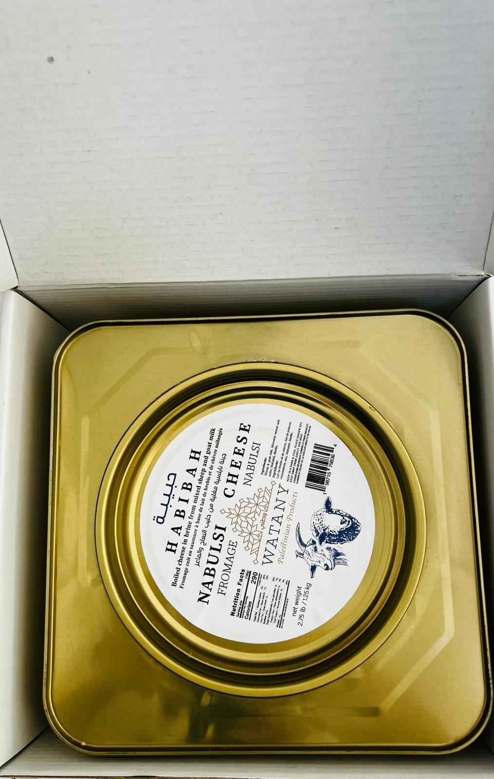 Habibah Nabulsi Cheese 1.25kg – Sheep & Goat Milk Cheese in brine