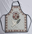 Palestinian Tatreez Apron | Cooking the Cup Heritage Kitchen Apron with Kufiya & Football Design
