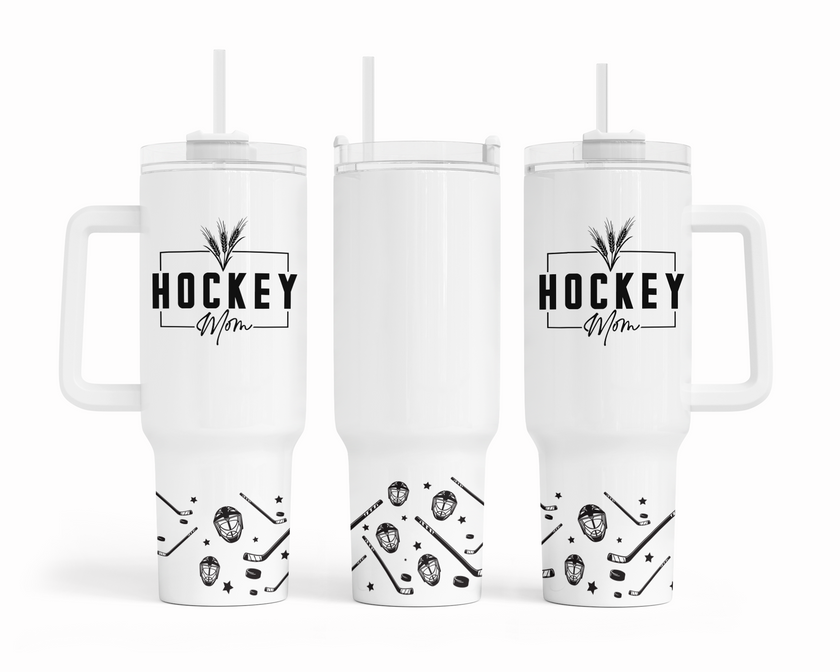 Lily Hockey Mom 40oz Tumbler | Saskatchewan Tumbler