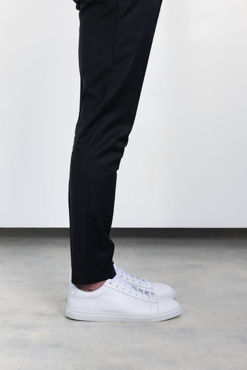 White Calfskin Città Sneaker