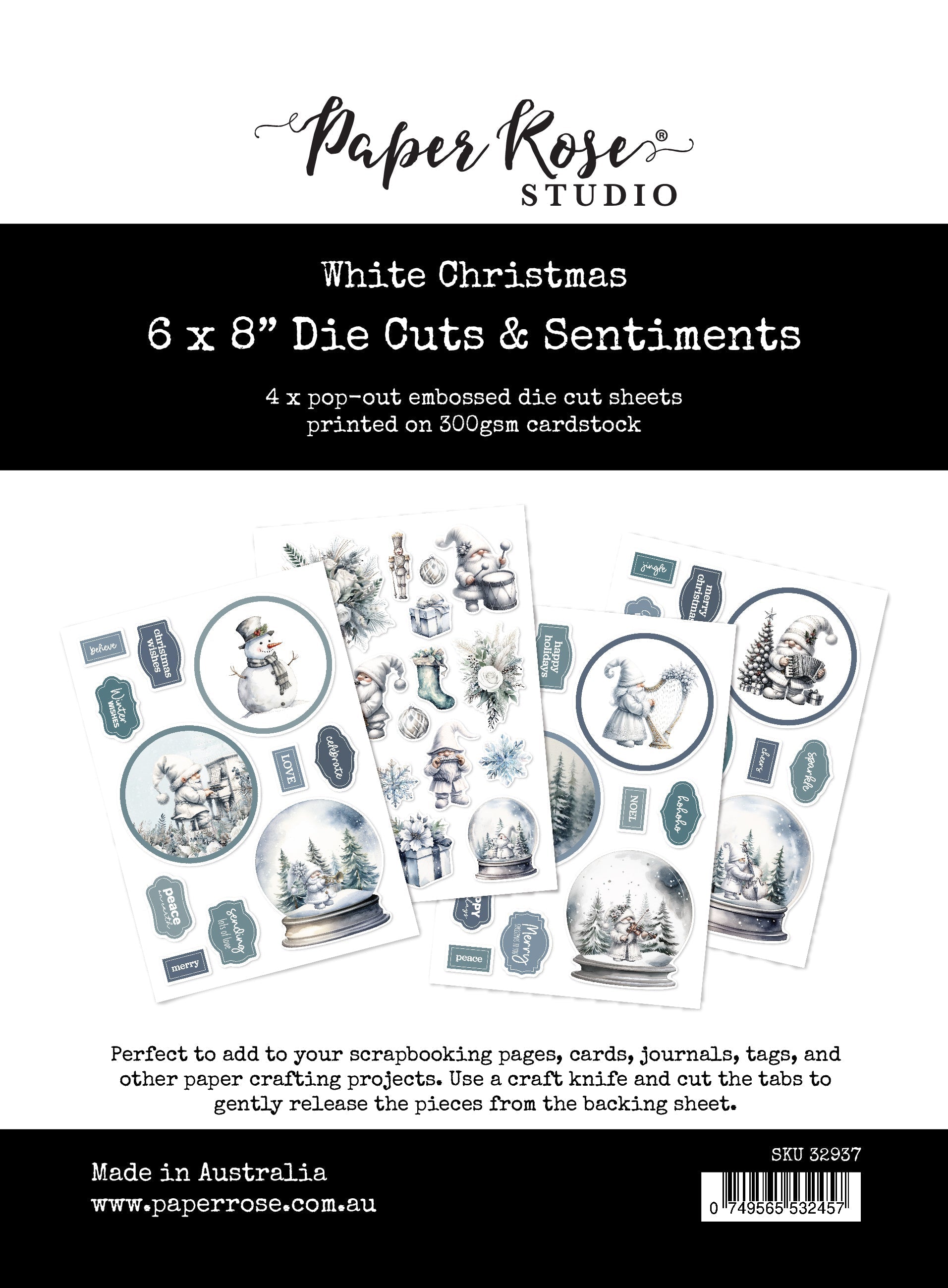 White Christmas 6x8