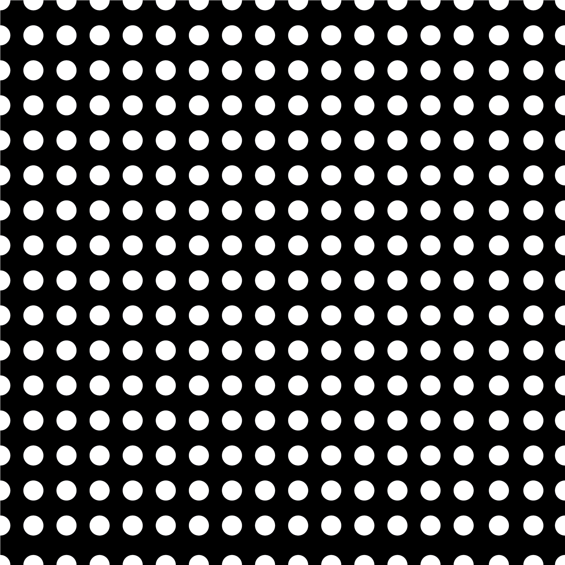 Craft HTV White Polka Dots Black Background Pattern