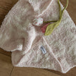 Primrose Pink and Soft White Vintage Floral Lovey