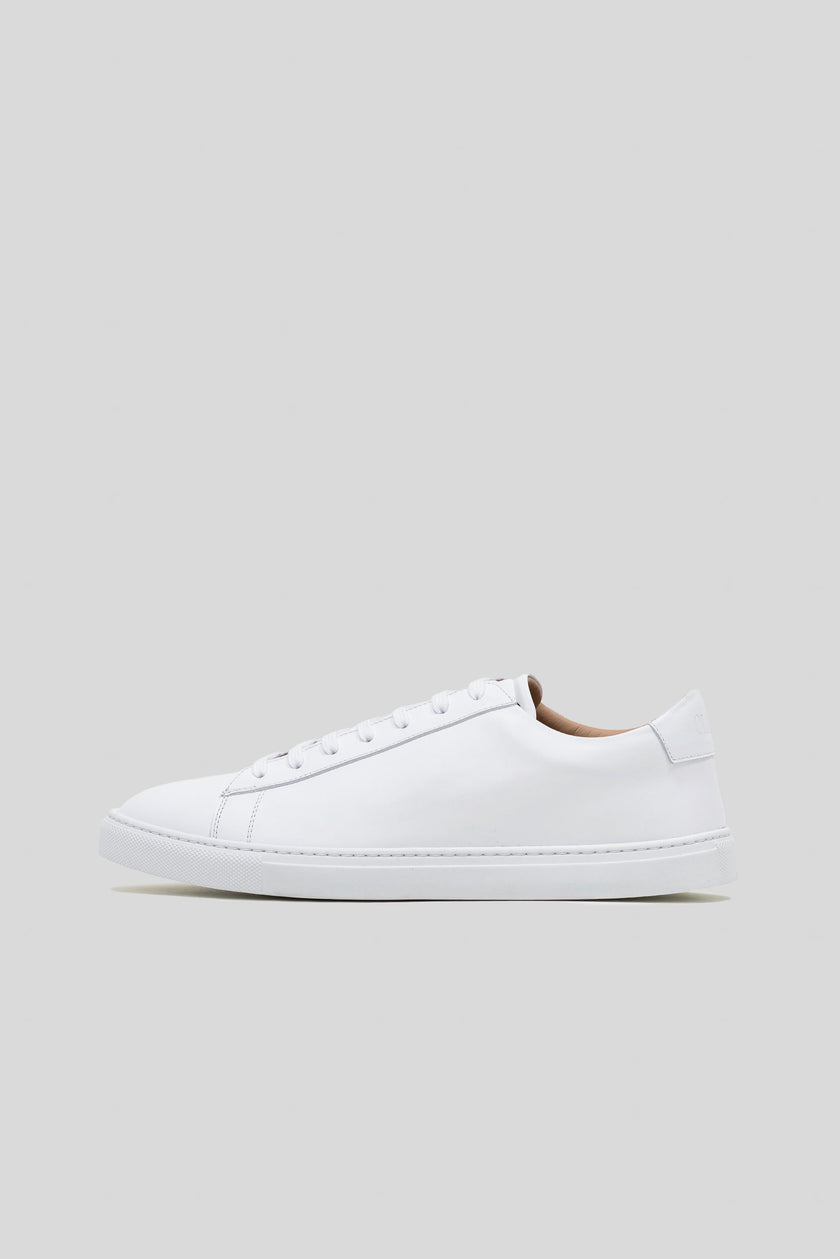 White Calfskin Città Sneaker