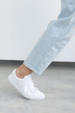 Off White Calfskin Città Sneaker