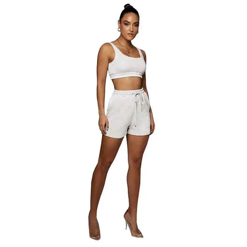 Wholesale Summer Ladies Gym Tracksuits Trendy Sweat Suits for Women