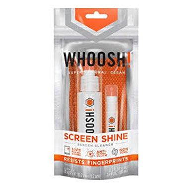 Whoosh - Duo Pouch 100ml & 8ml Screen Shine with 2 Cloths