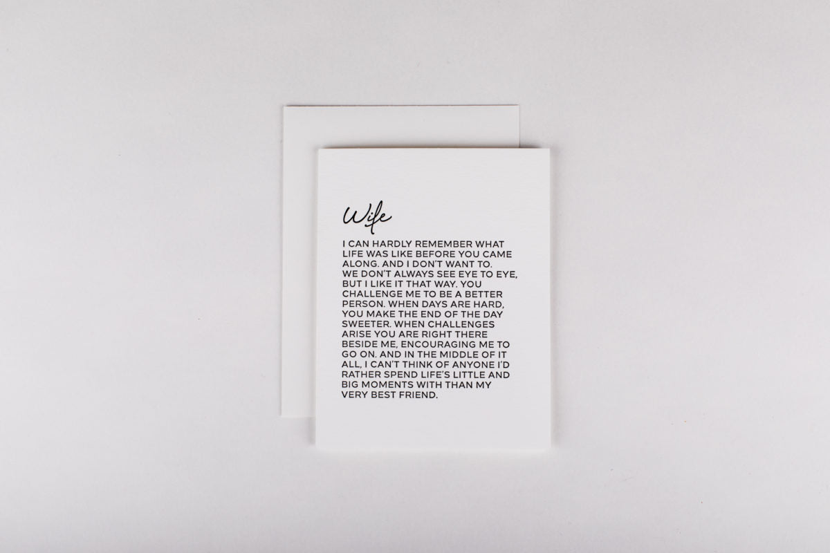 Dear Wife
