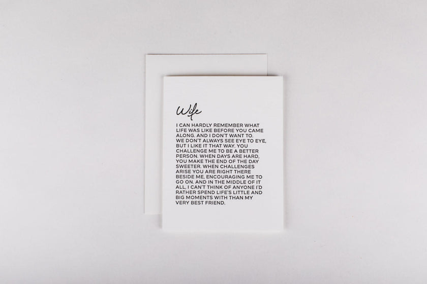 Dear Wife