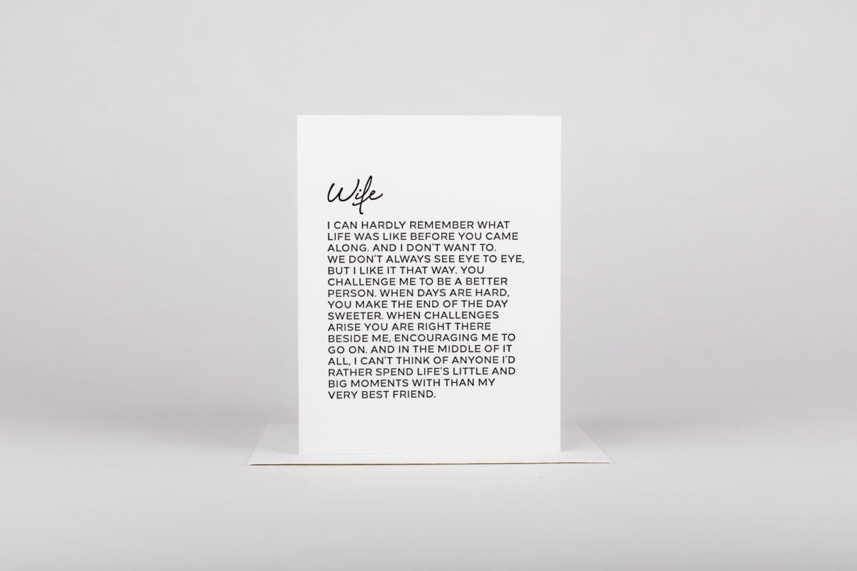 Dear Wife