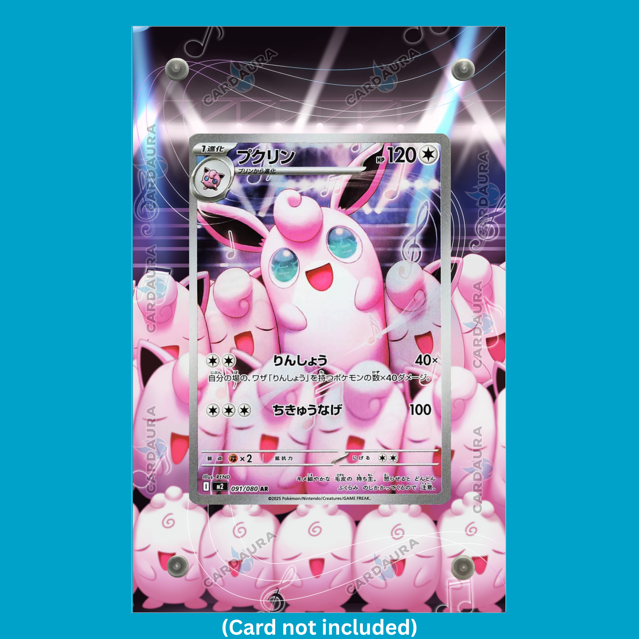 Wigglytuff 105/094 Phantasmal Flames (Ungraded) Display Case