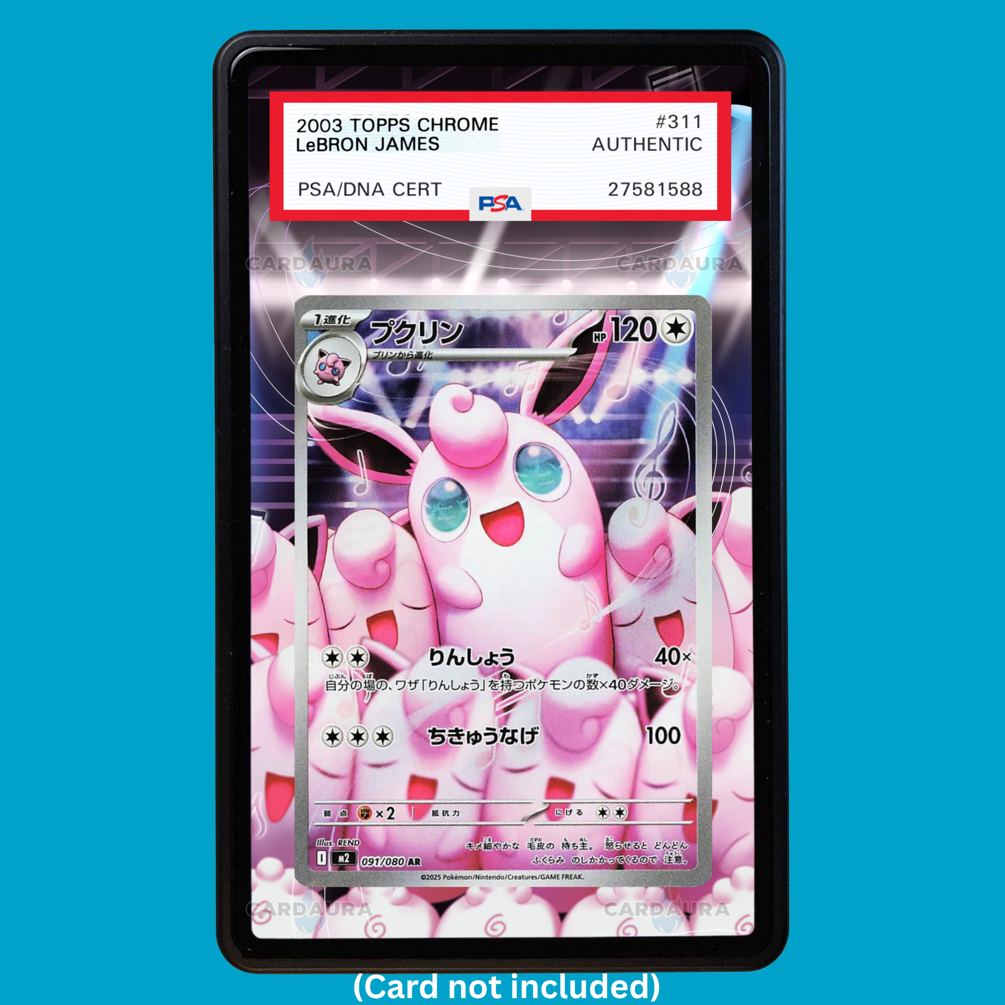 Wigglytuff 105/094 Phantasmal Flames (Graded) Display Case