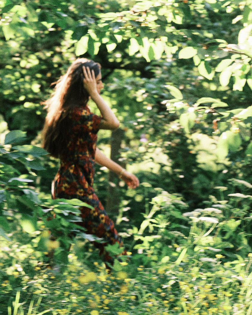 Women's Wild Peonies Print Jumpsuit