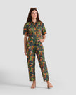 Women's Wild Tigers Print Jumpsuit