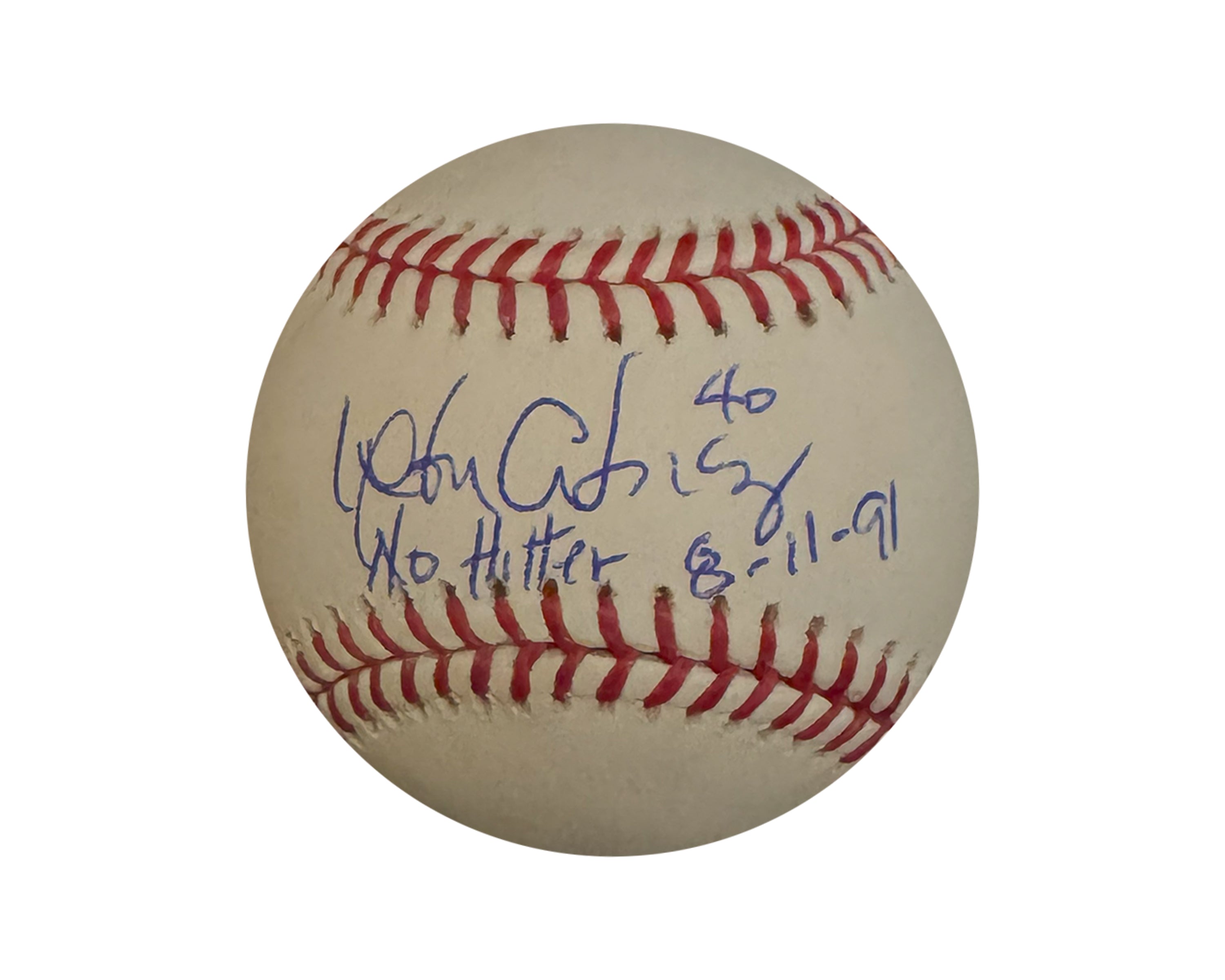 Wilson Alvarez Autographed Rawlings Official Major League Baseball Inscribed 