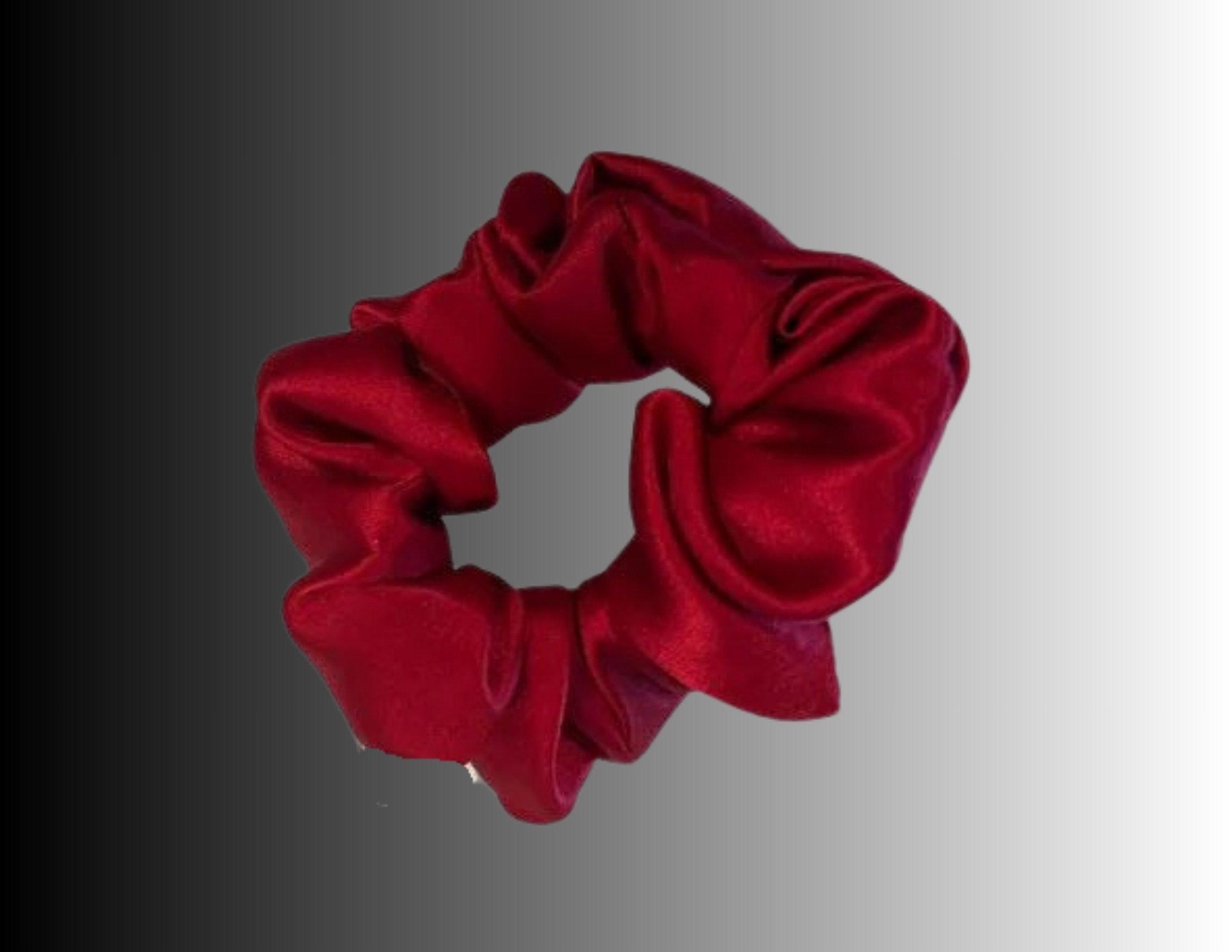 Silk Hair Scrunchie Wine