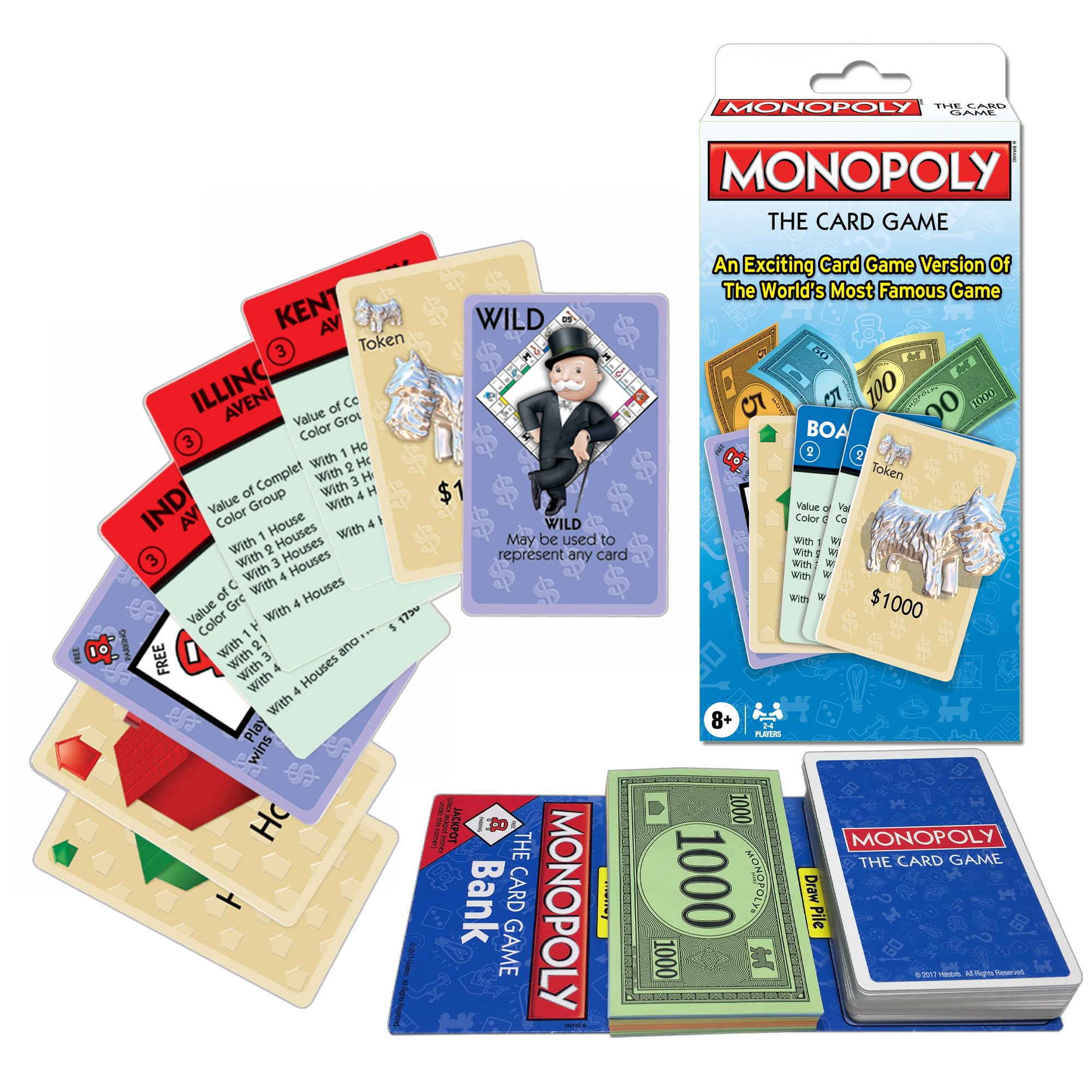 Winning Moves - Le jeu de cartes Monopoly